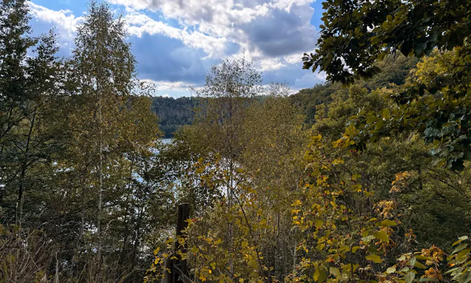 Blick auf die Talsperre Wendefurt