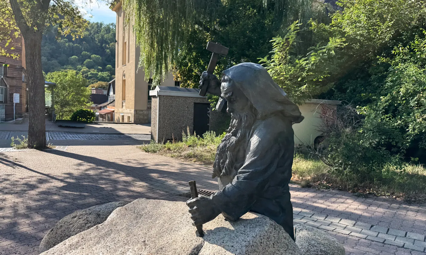 Steinfigur in Thale