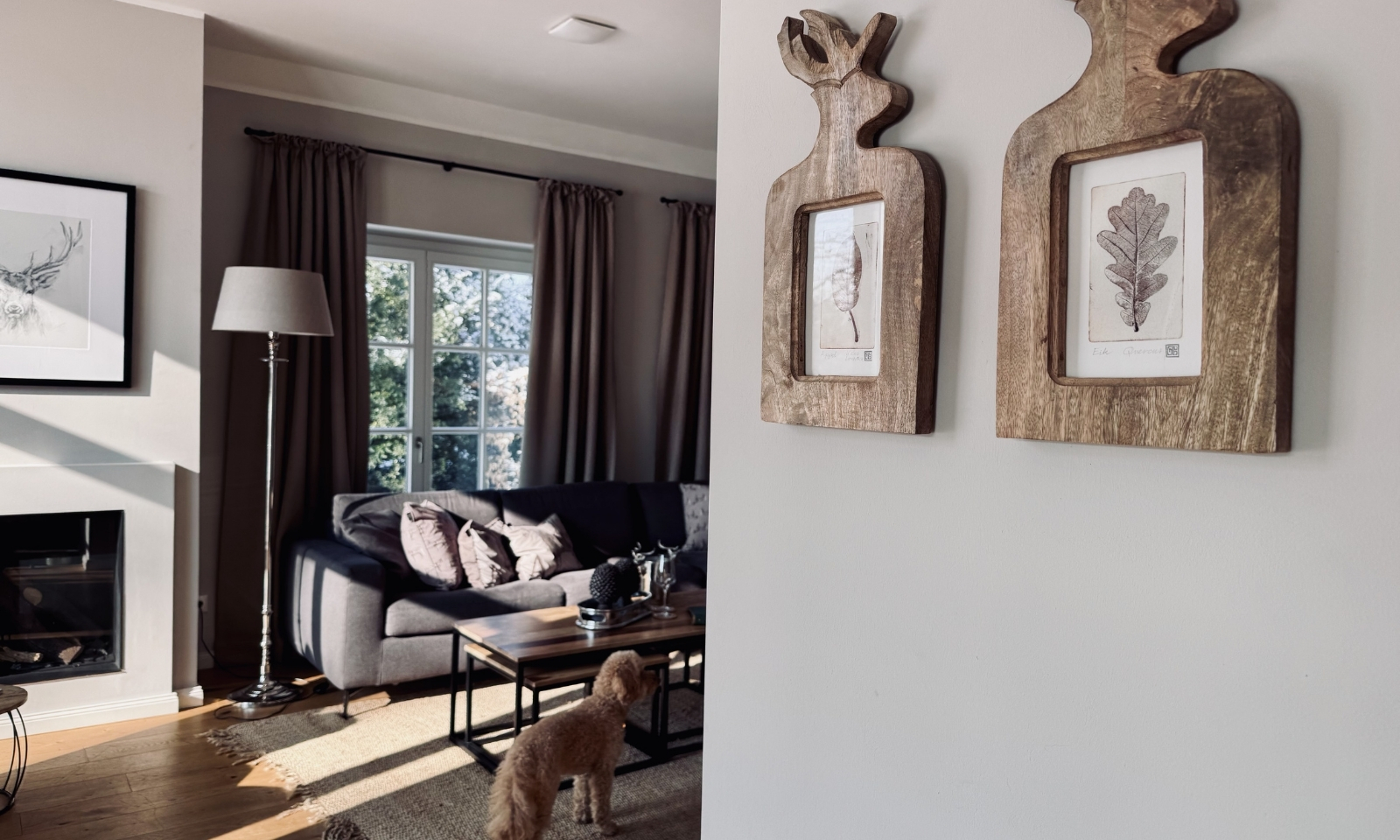 Lichtdurchflutetes Wohnzimmer