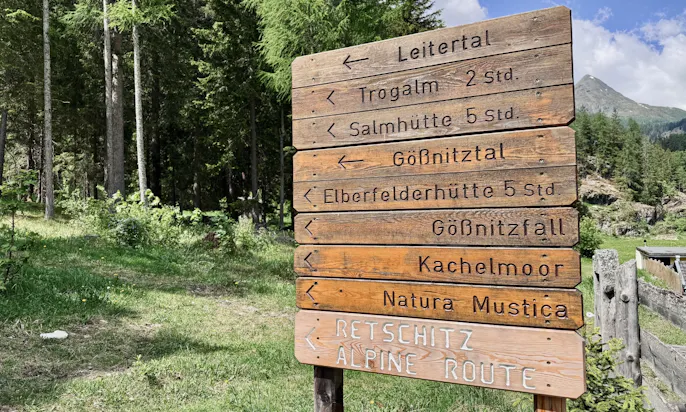 Natura Mystica Schilder