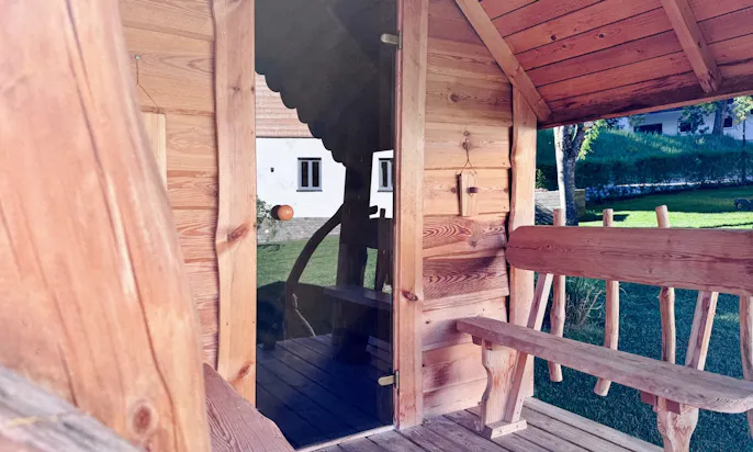Holzsauna