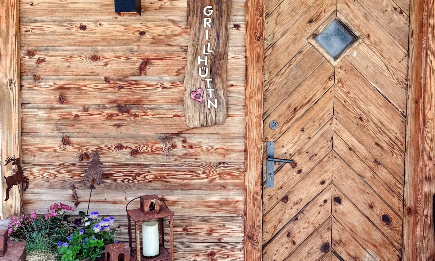 Grillhüttentür