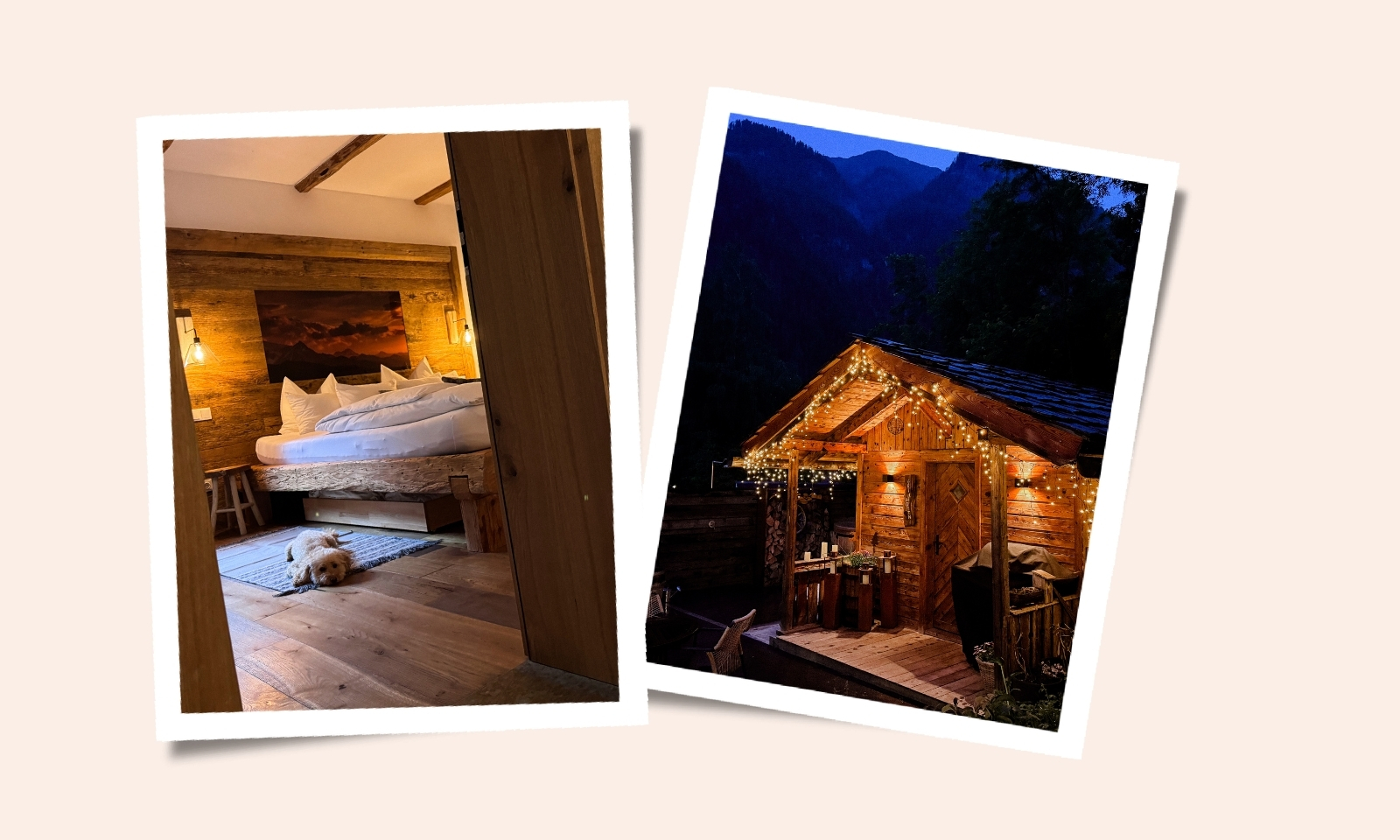 Collage von dem Chalet WaldHäusl in Heiligenblut