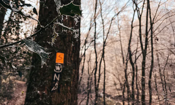Schild vom Bergischer Weg