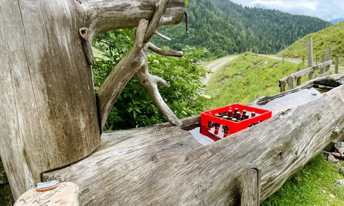 Selbstbedienungstheke Getränke Kaiseralm