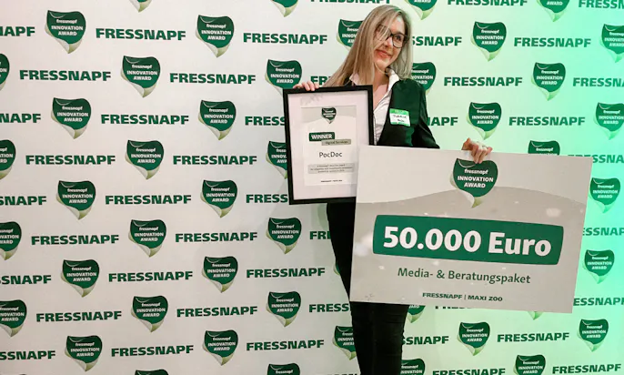 PocDog gewinnt beim Fressnapf Innovation Award