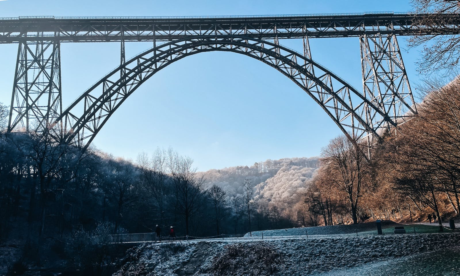 Müngstener Brücke auf dem Bergichen Weg