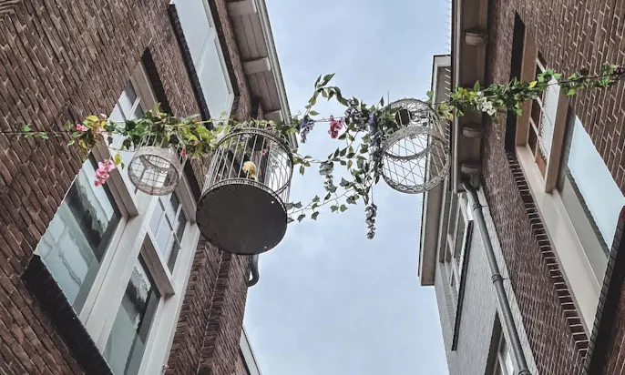 schönste Gasse in Goes in den Niederlanden