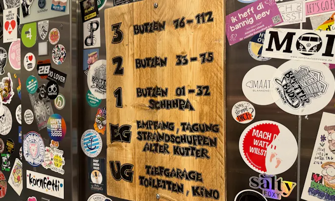 Bretterbude in Büsum