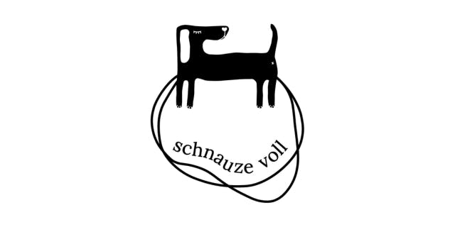 Logo schnauze voll veganes Hundefutter
