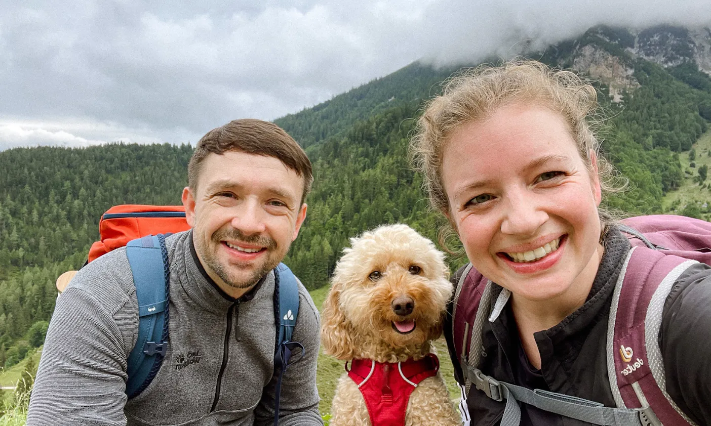 Wandern am Wilden Kaiser mit Hund am Rehbachklamm