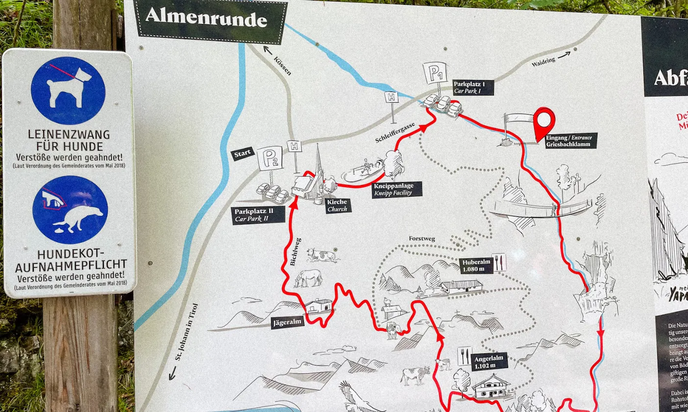 Regeln für Hunde in den Kitzbüheler Alpen