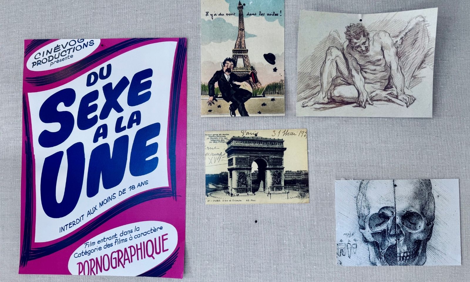 Französische Plakate im 25hours Hotel 