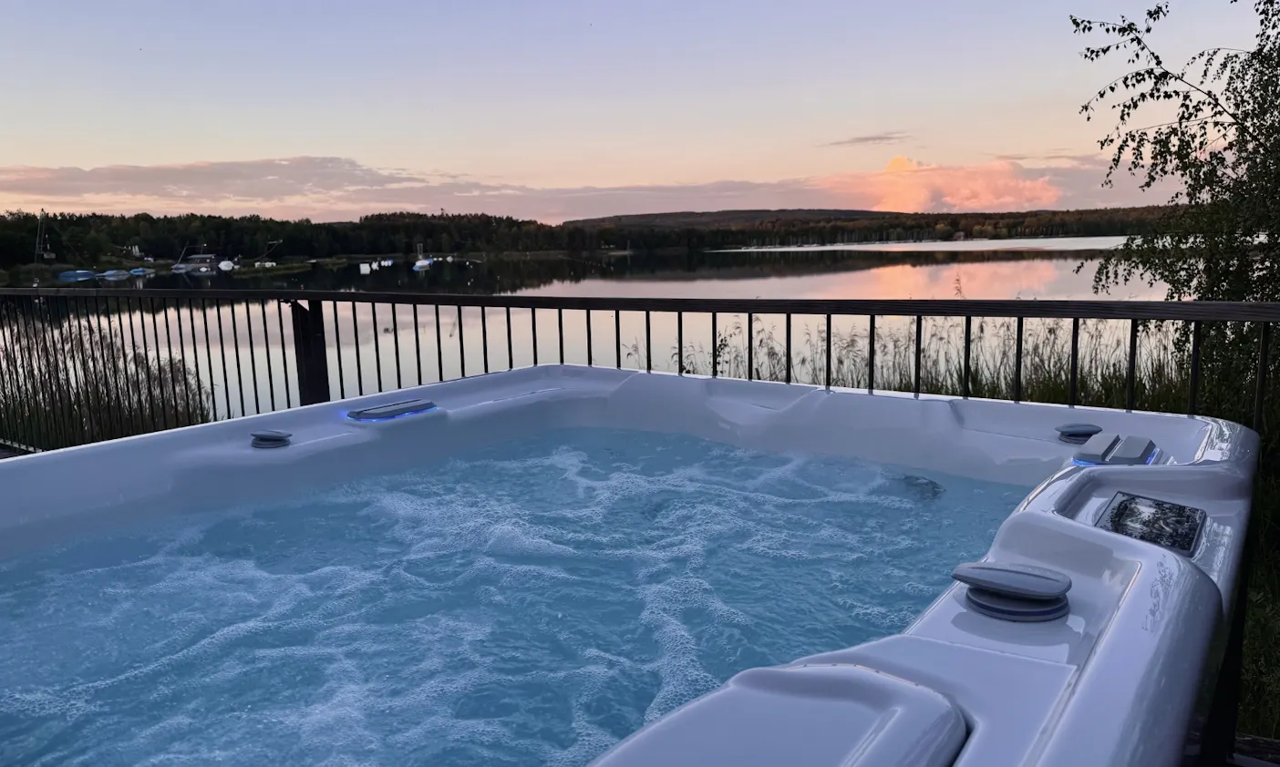 Jacuzzi am Steinberger See