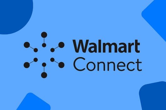 Walmart Connect Partner Logo on Jellyfish blue background
