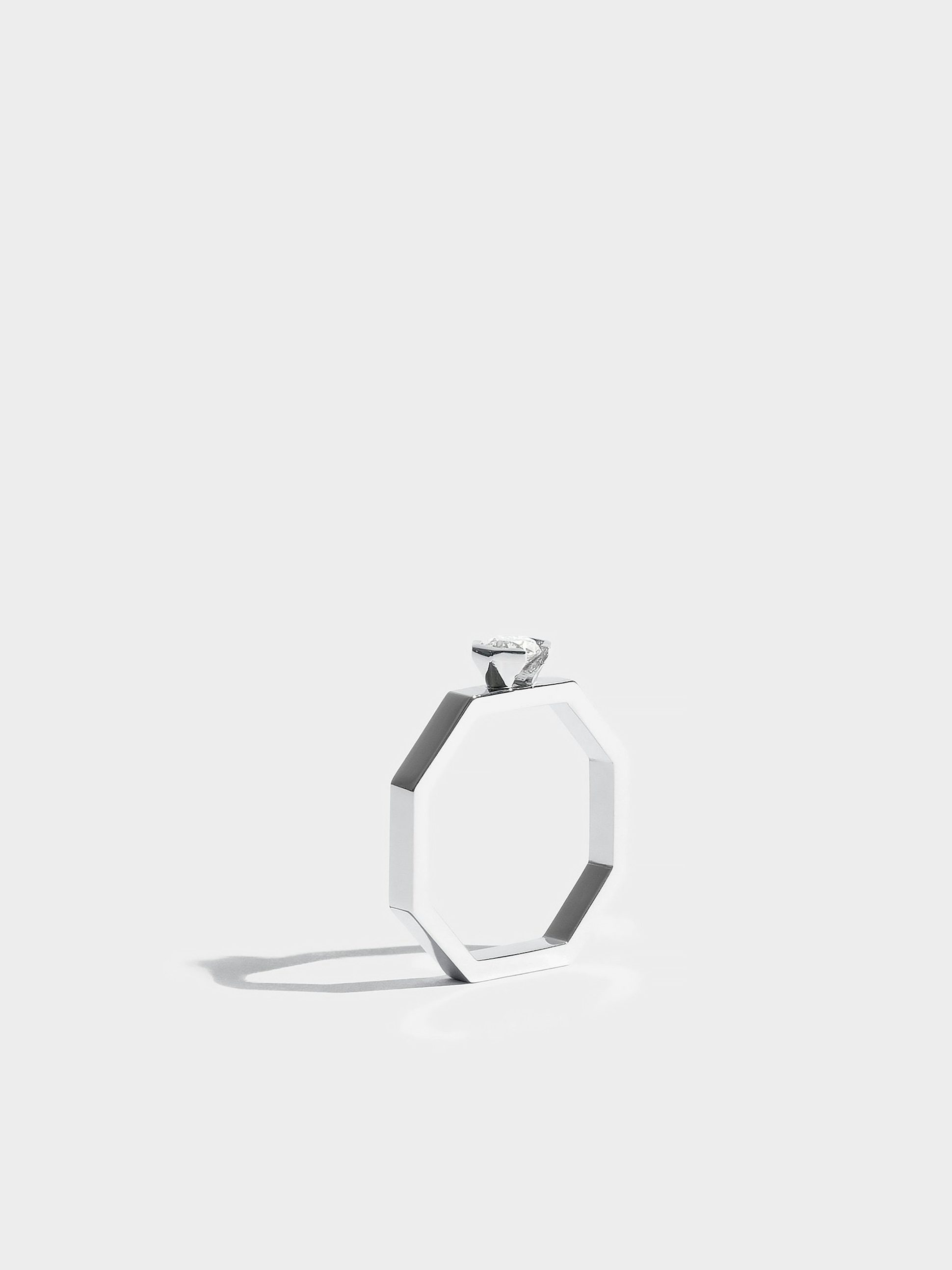 Solitaire Octogone 0,30 carat