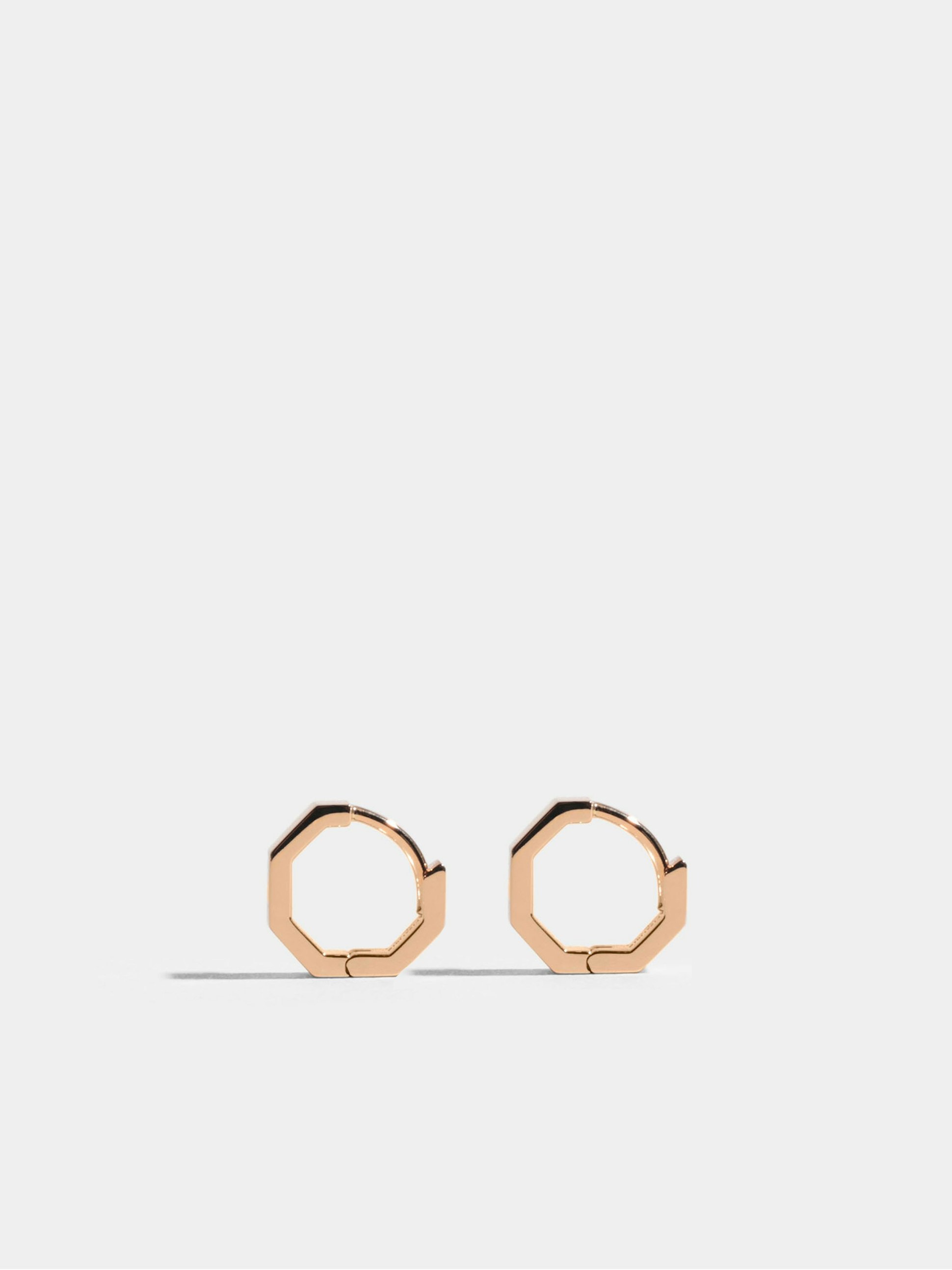 Boucles d'oreille Octogone