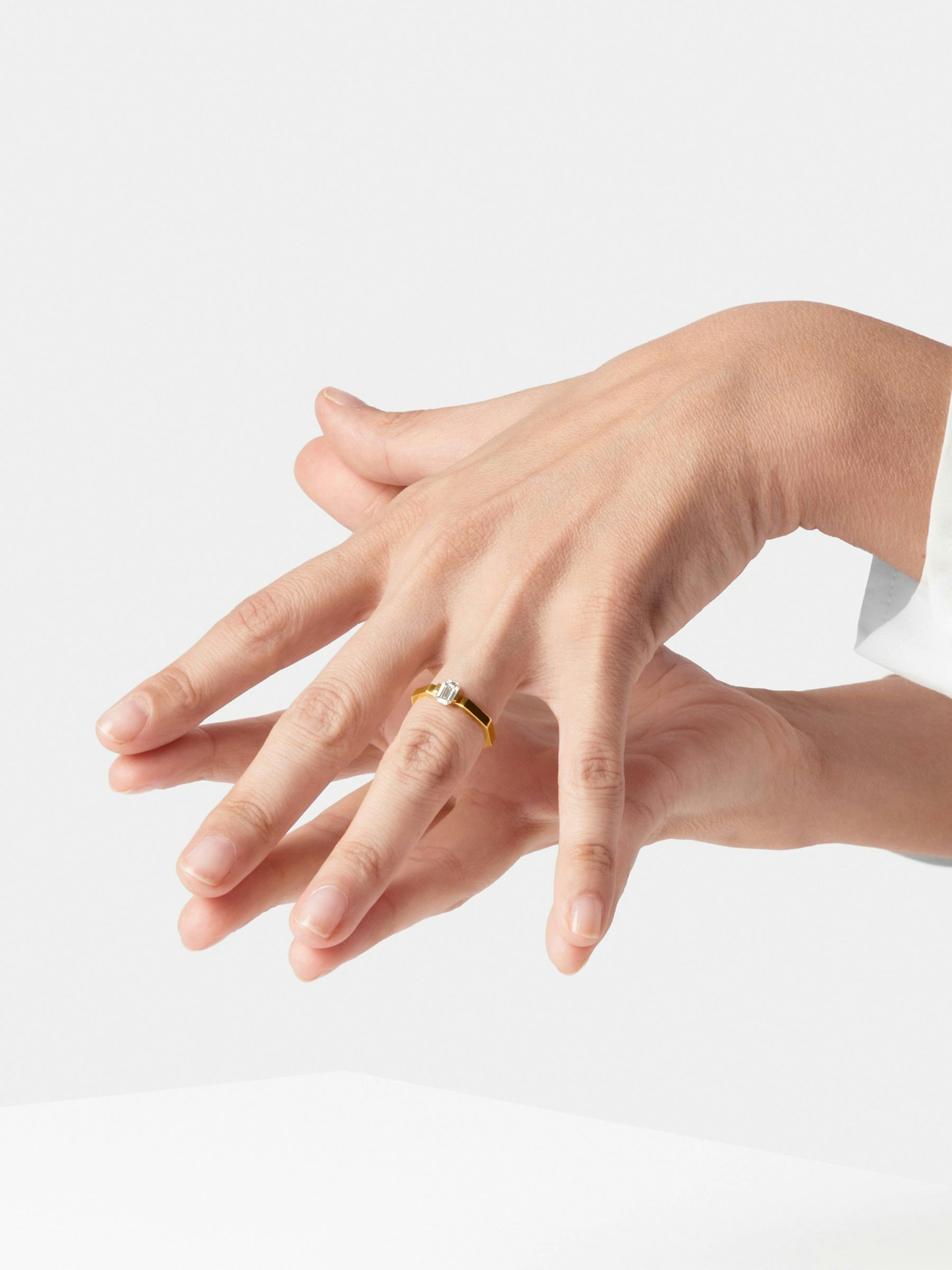 Solitaire Octogone 0,25 carat