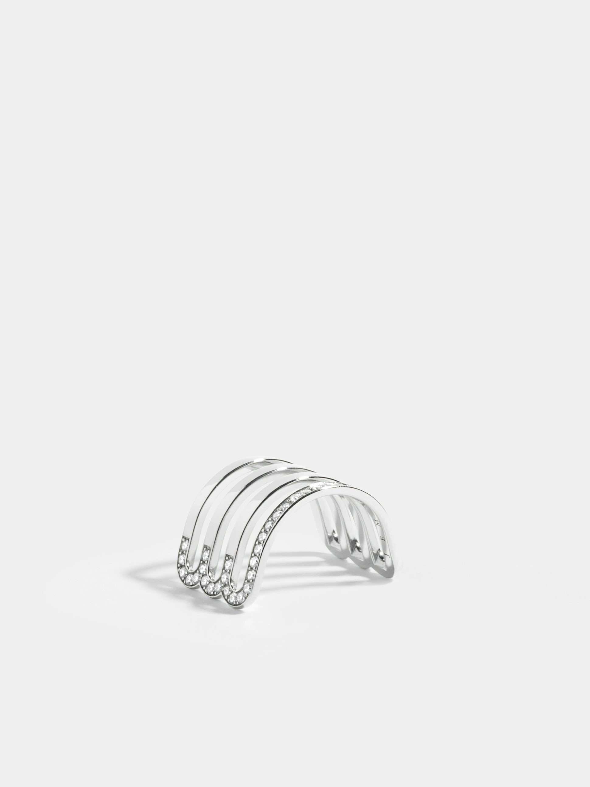 Demi Bague Étreintes 