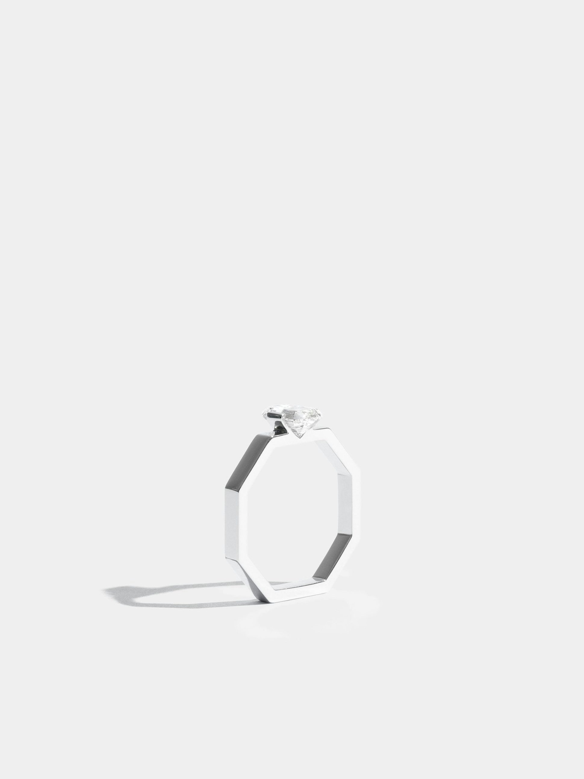 Solitaire Octogone 0,50 carat