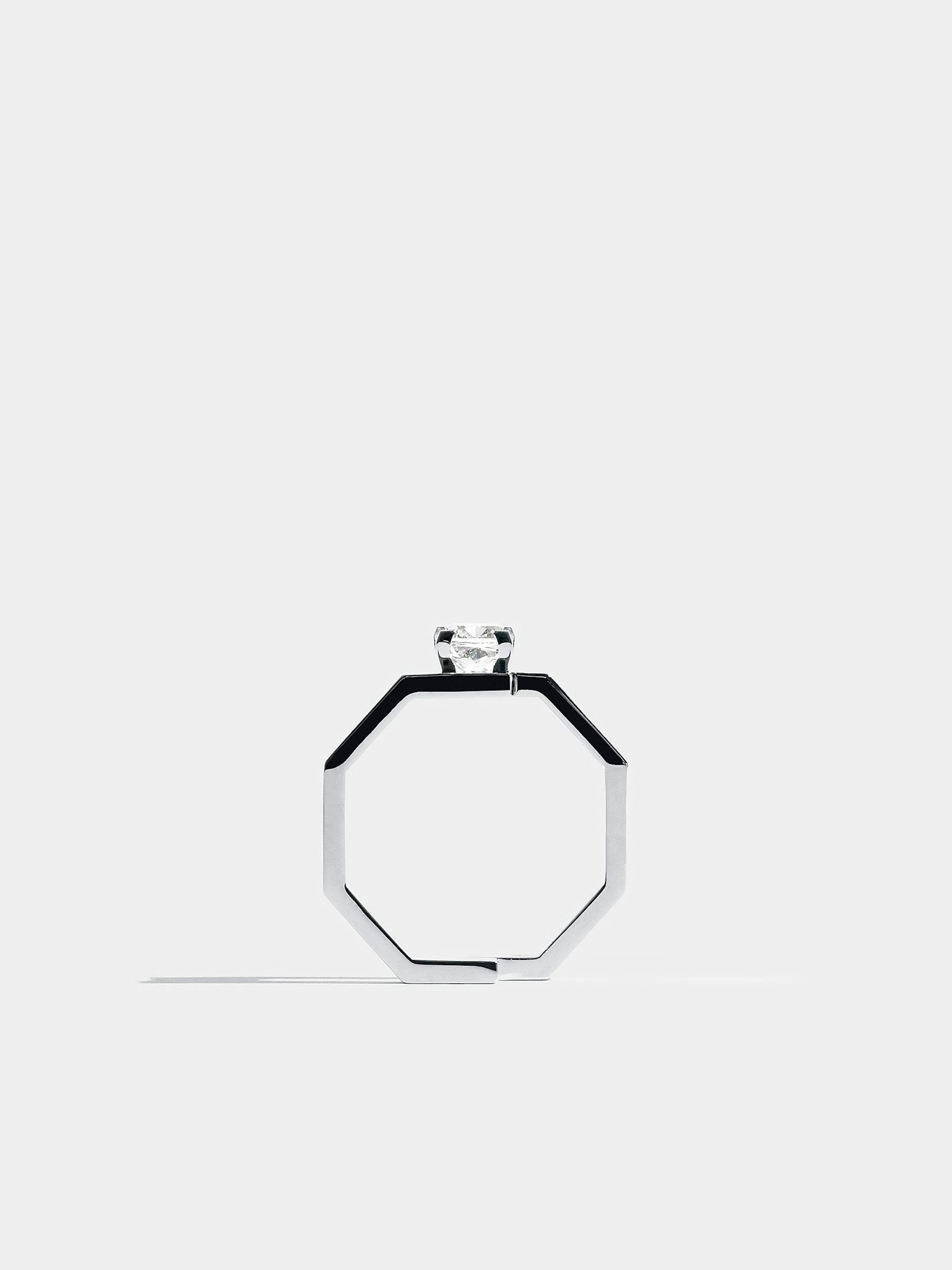 Solitaire Octogone 0,70 carat