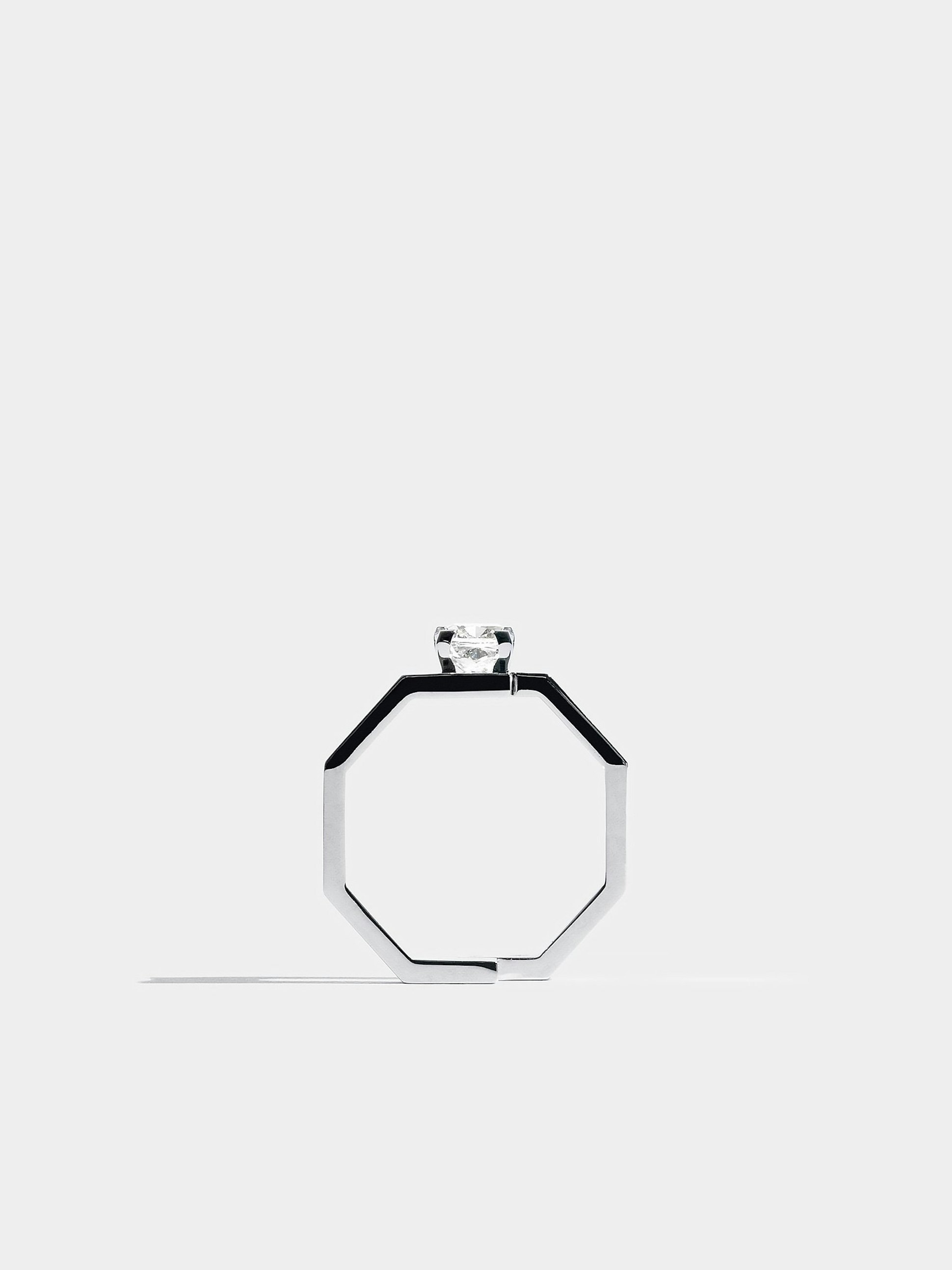 Solitaire Octogone 0,70 carat