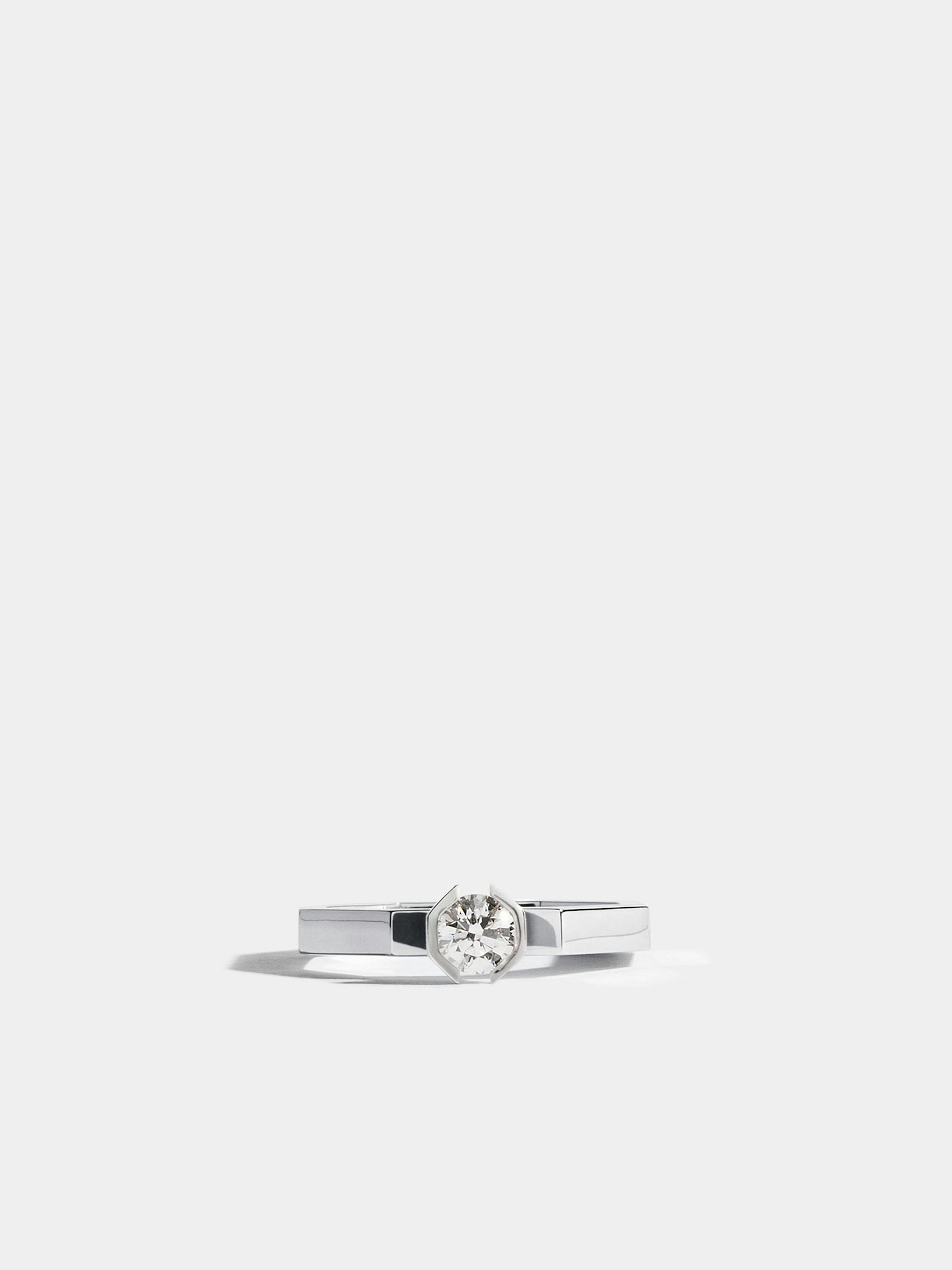 Solitaire Octogone 0,30 carat