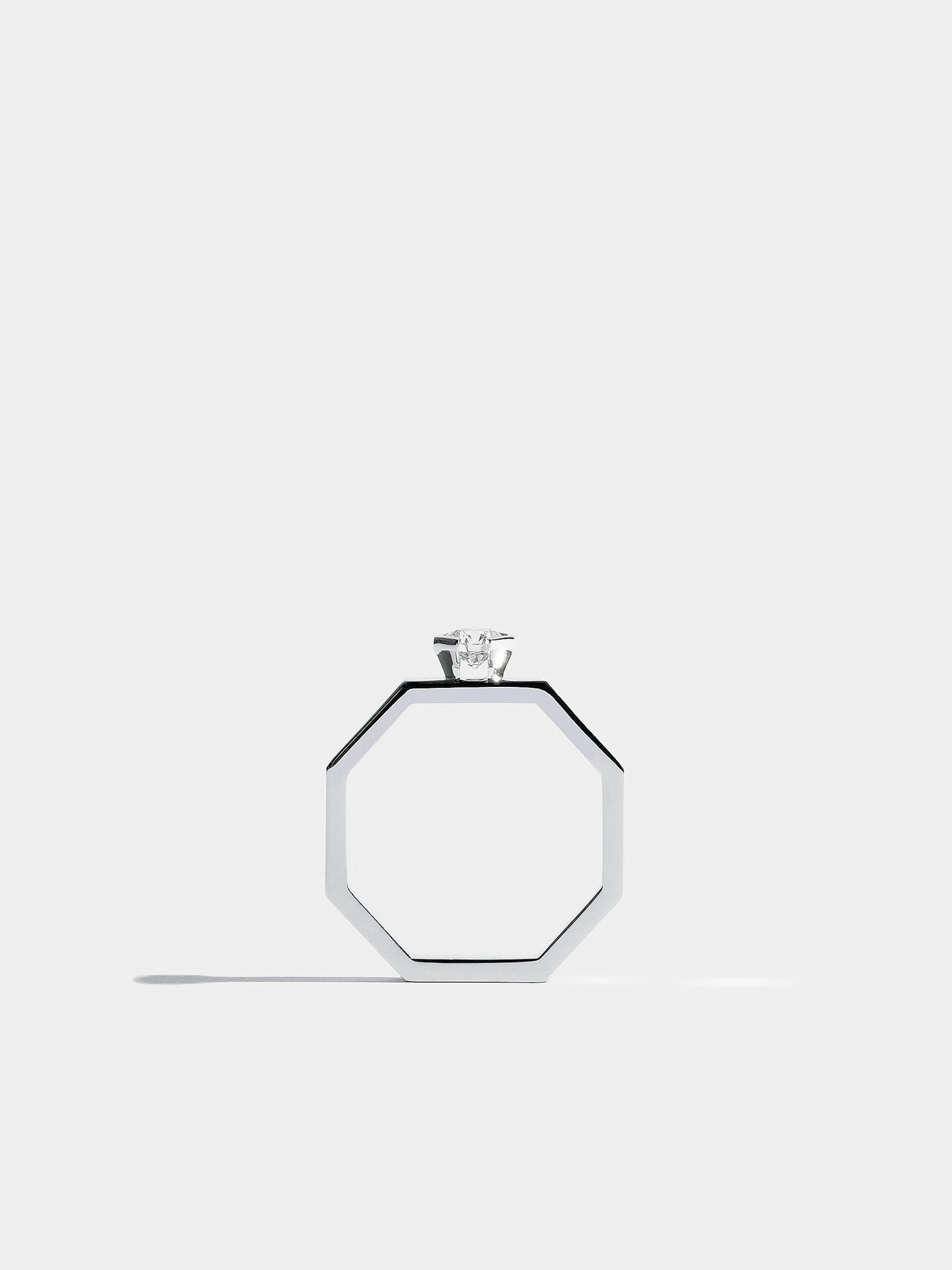Solitaire Octogone 0,30 carat