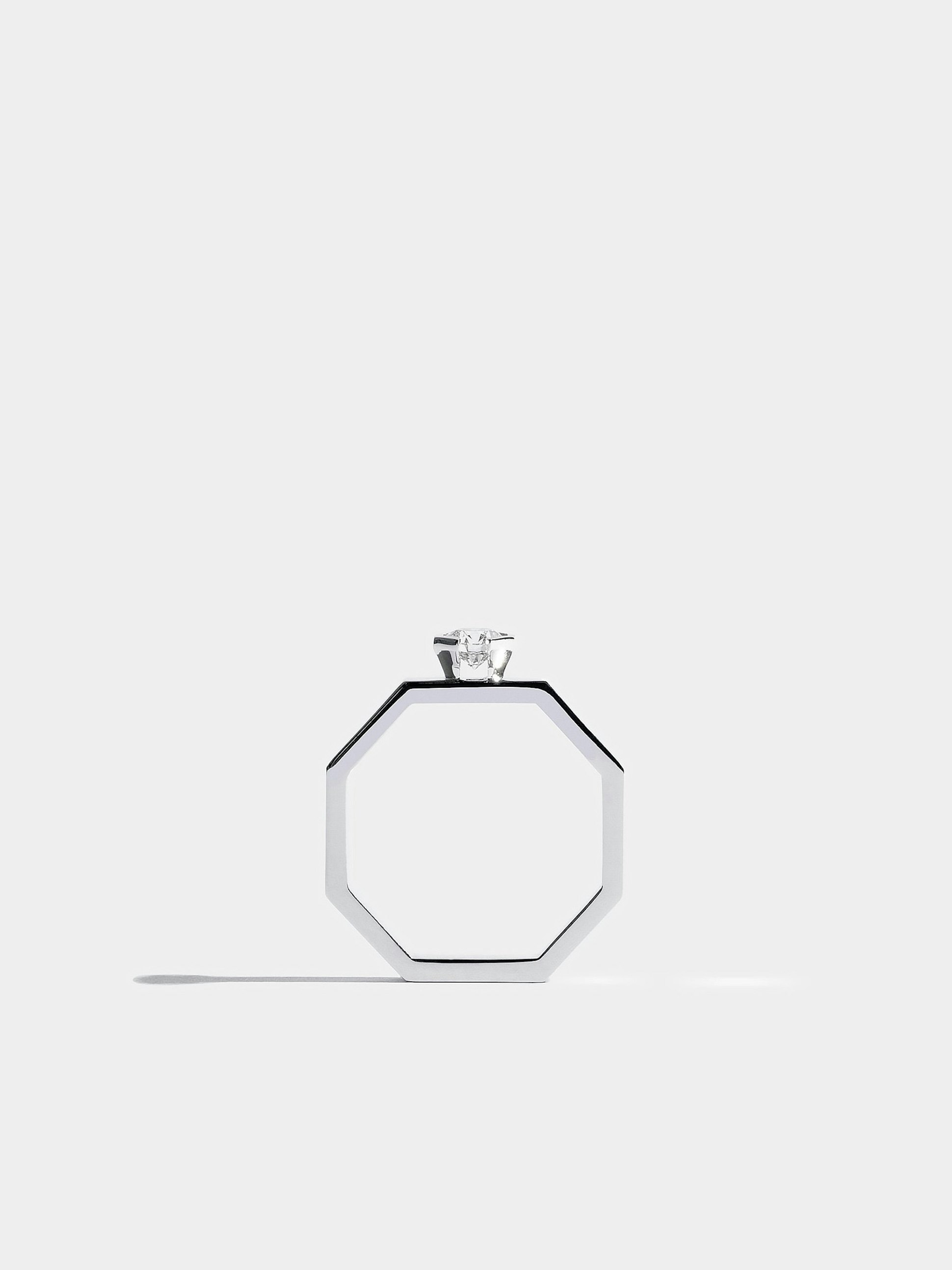 Solitaire Octogone 0,30 carat