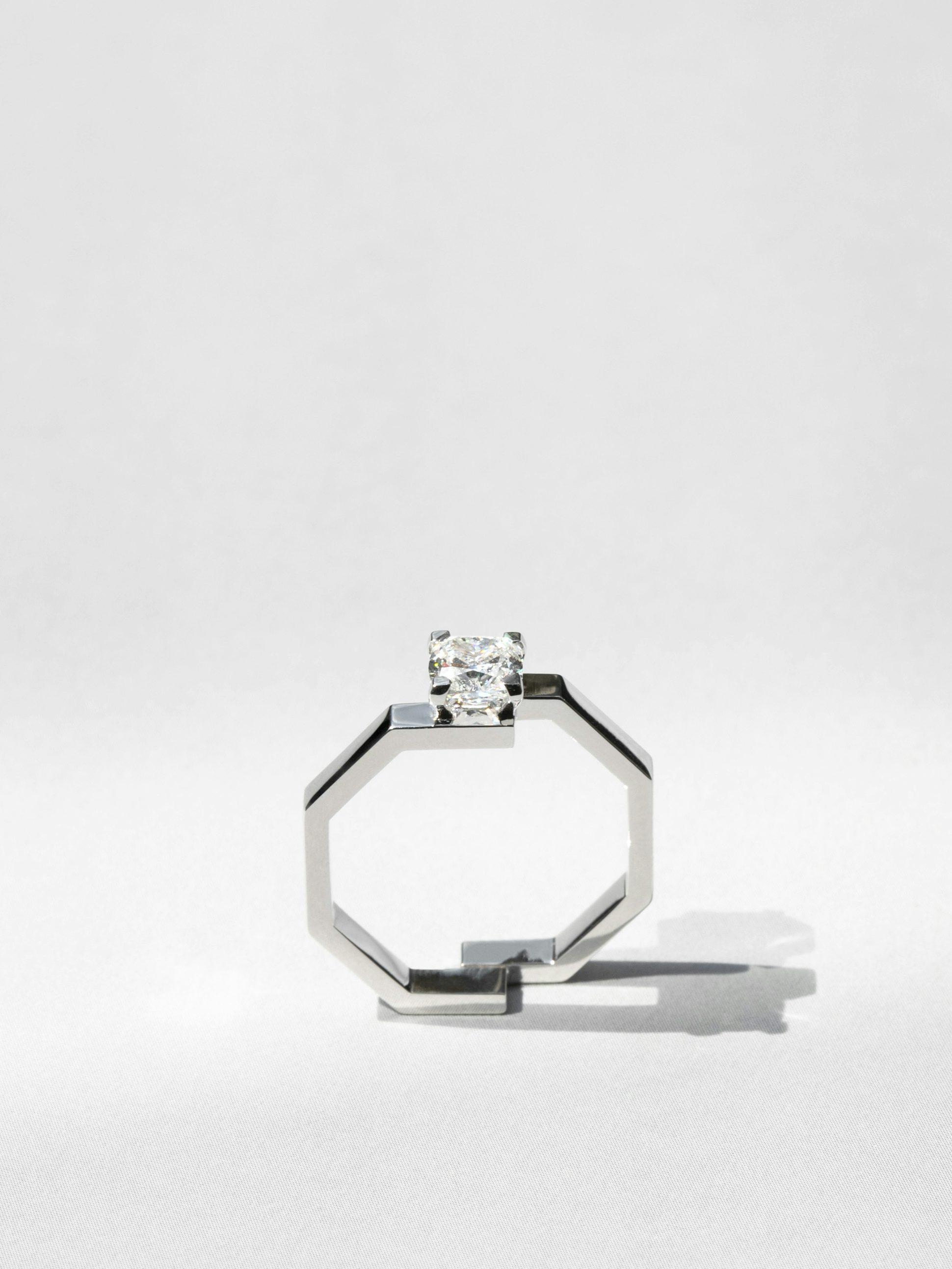Solitaire Octogone 0,70 carat