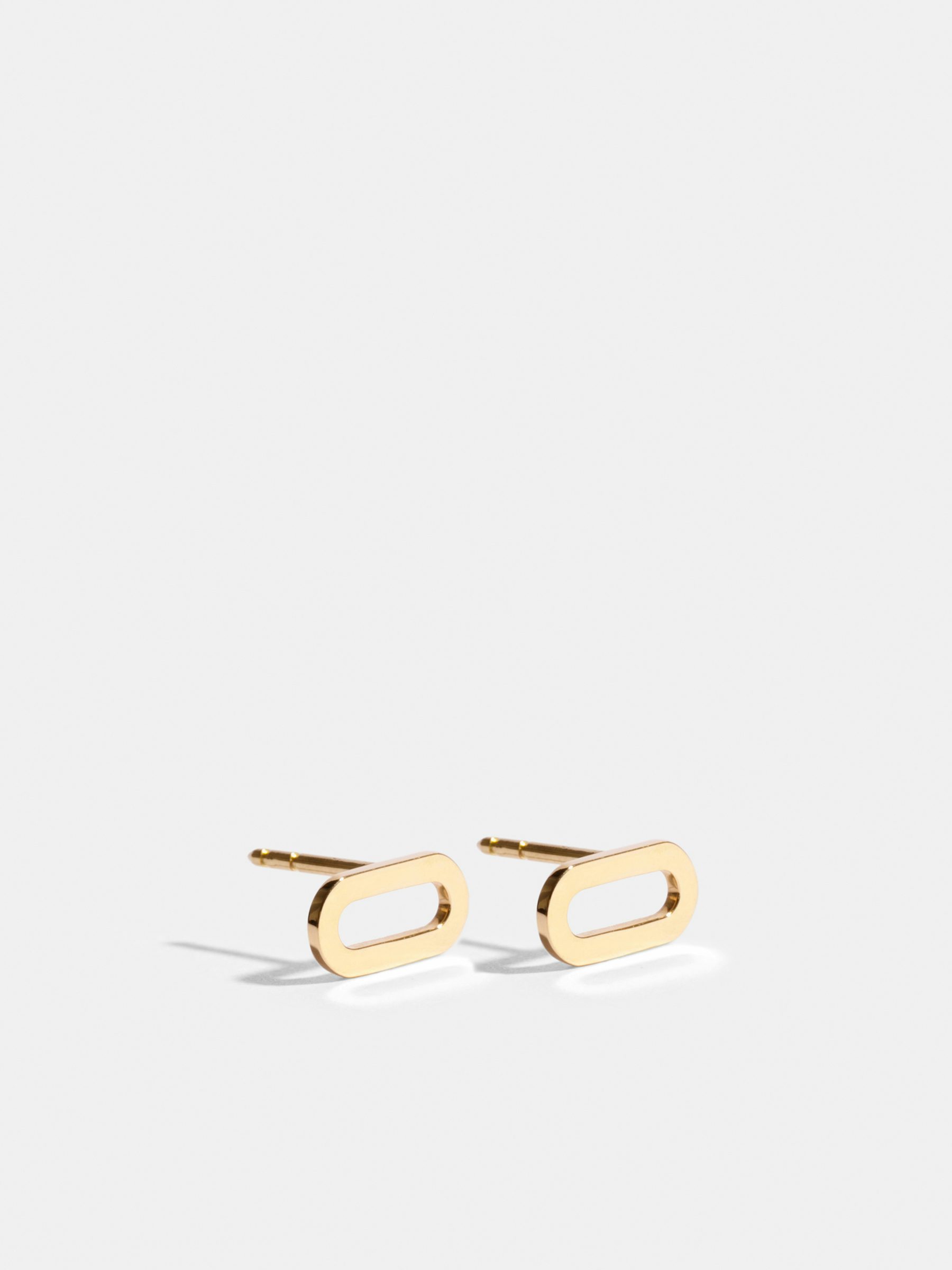 Ear clip in 18k ethical yellow gold certified Fairmined, the pair | JEM jewellery ethically minded