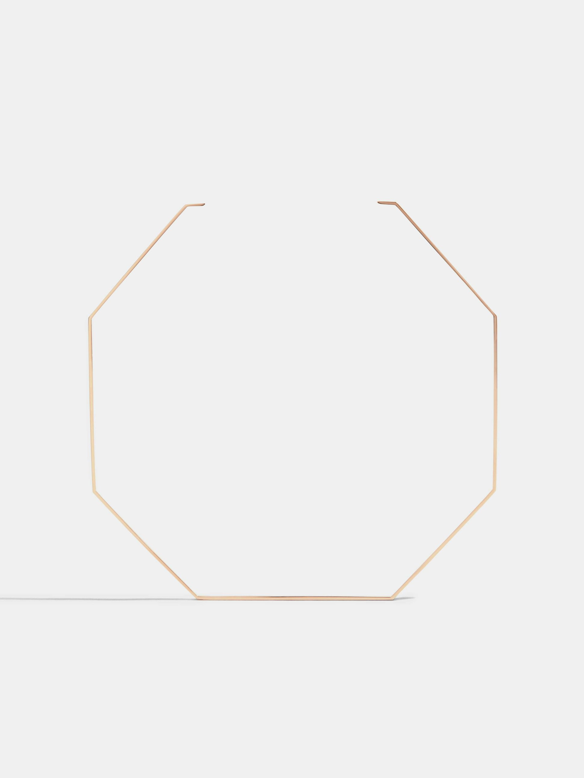 Octogone choker in 18k Fairmined ethical rose gold