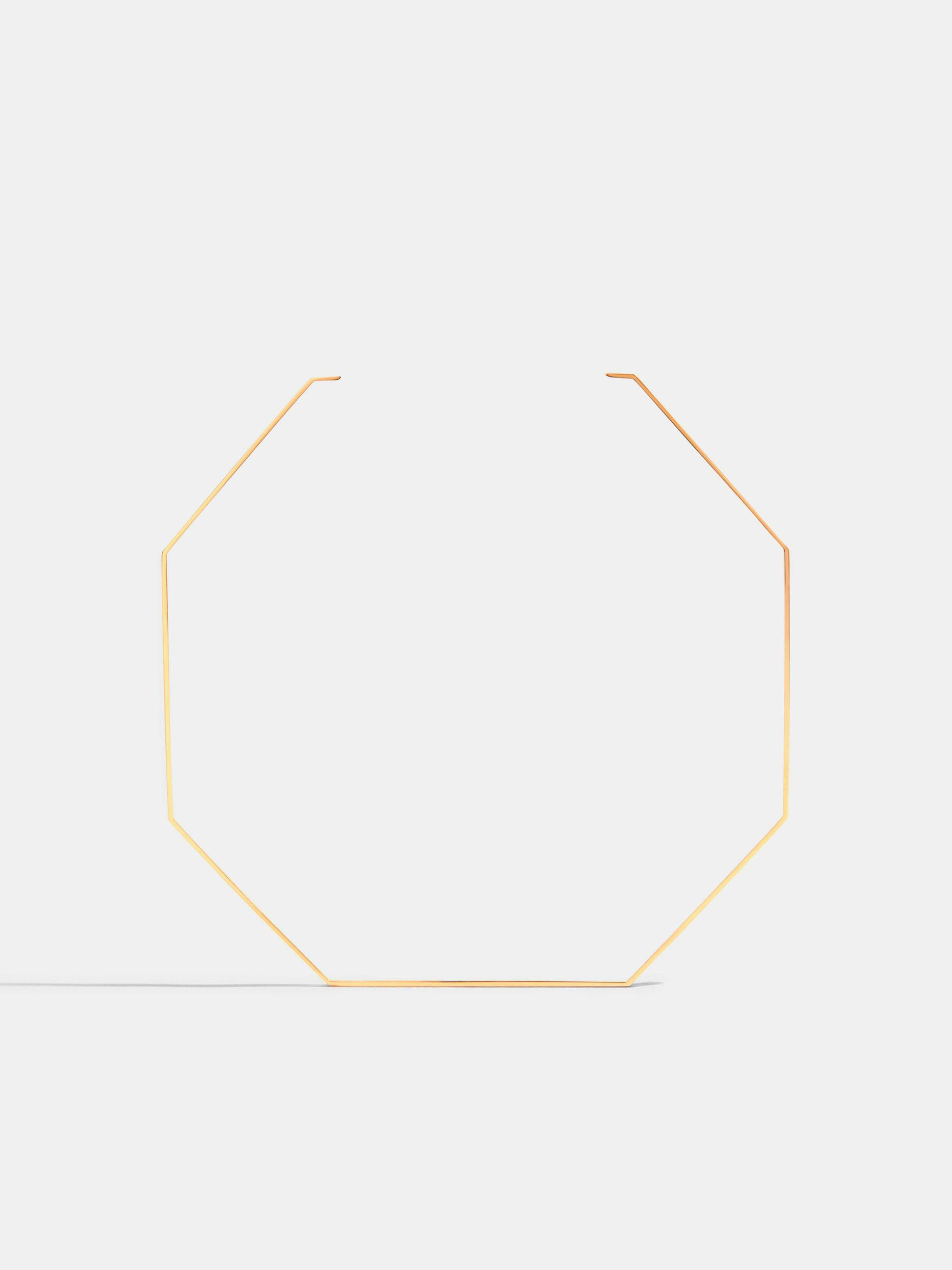 Torque Octogone en Or jaune éthique 18 carats certifié Fairmined