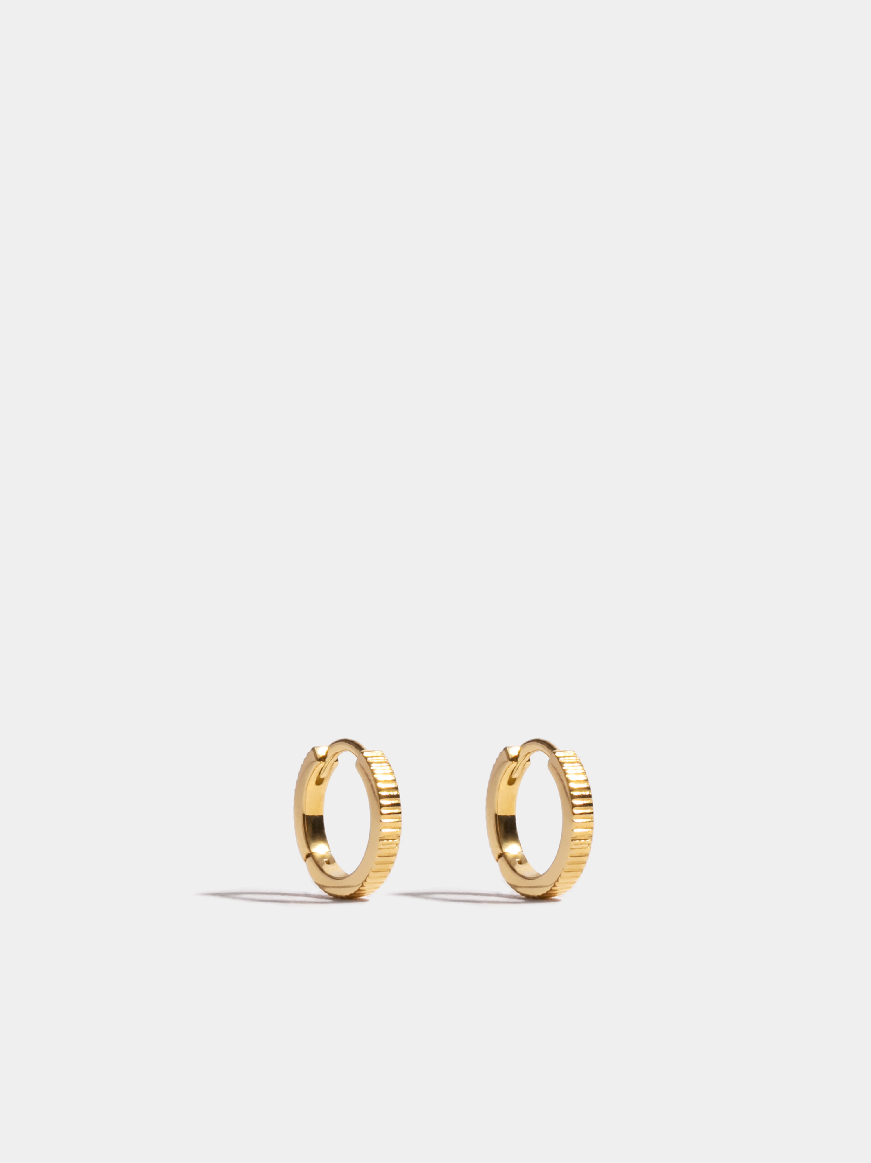 Ethical gold earrings JEM ethical jewellery