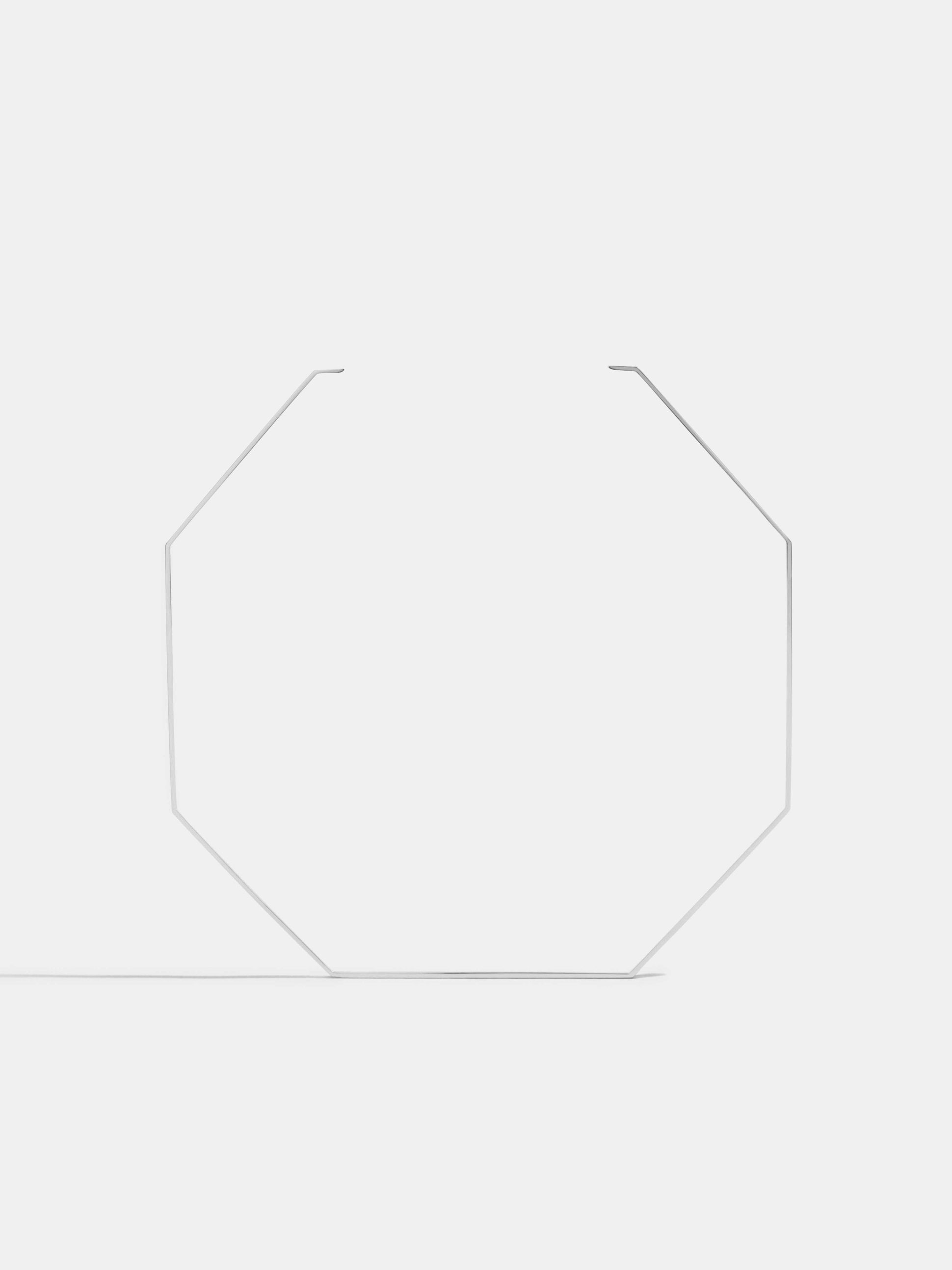 Octogone choker in 18k Fairmined ethical white gold