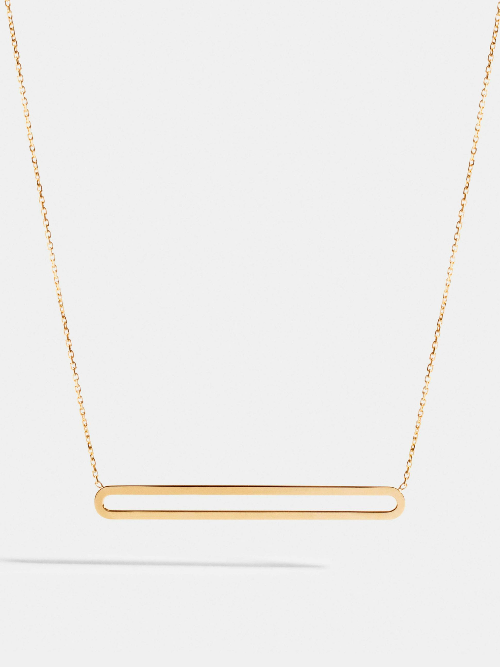 Collier Étreintes en Or jaune éthique 18 carats certifié Fairmined