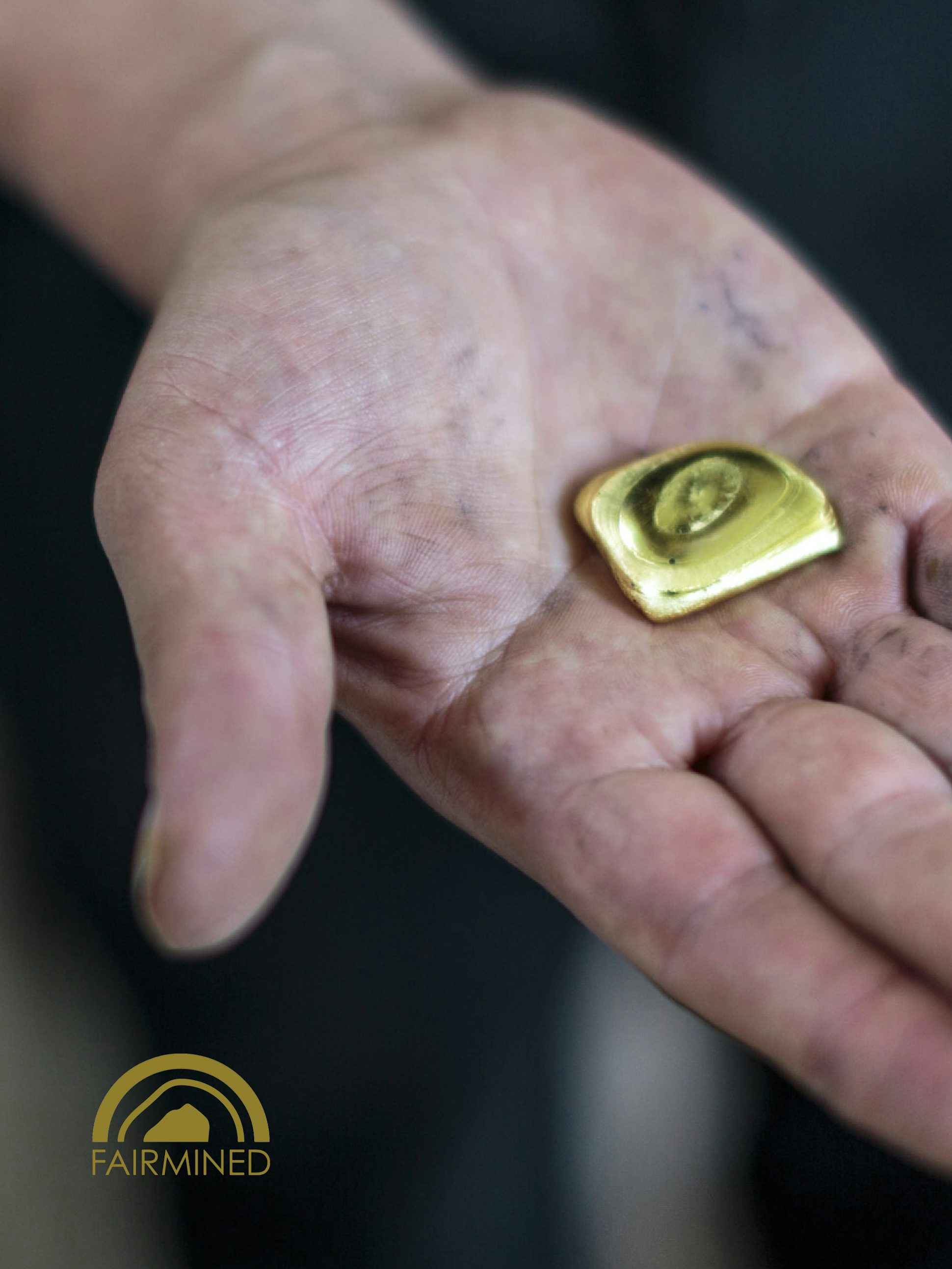 Fairmined certified ethical gold nugget - ARM (Alliance for Responsible Mining)