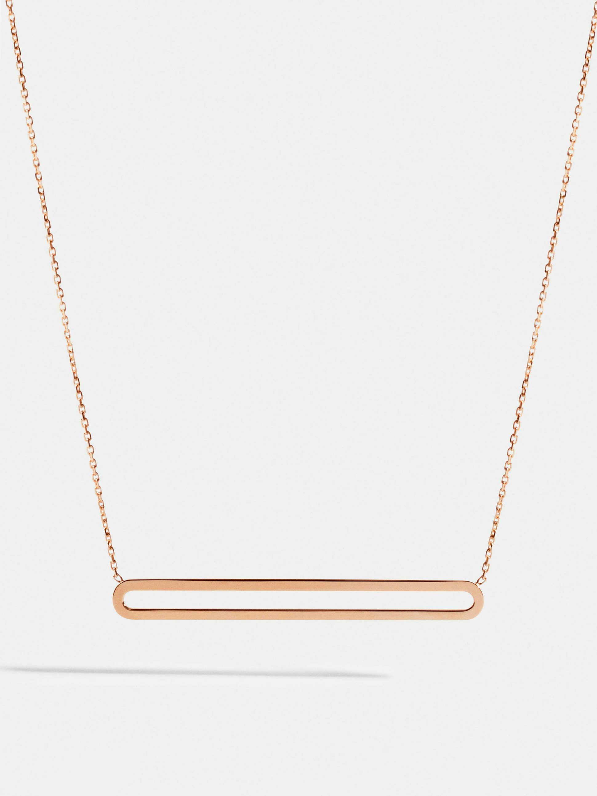 Collier Étreintes en Or rose éthique 18 carats certifié Fairmined