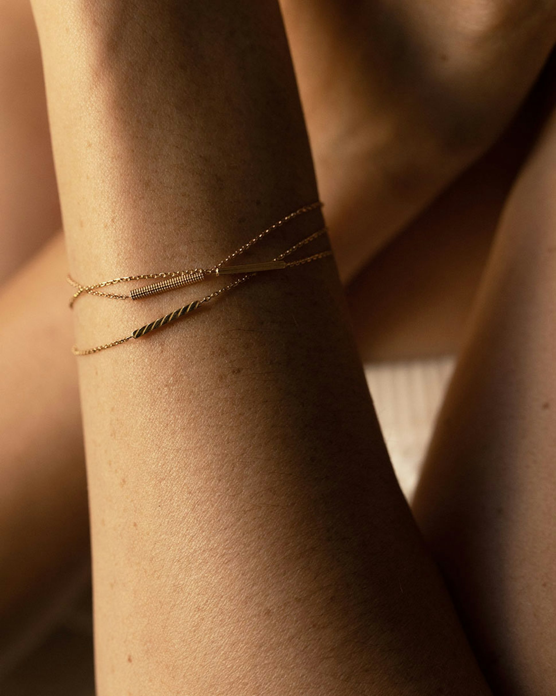 Anagramme Bracelets in Fairmined-certified ethical yellow gold paved | JEM Jewellery Ethically Minded 