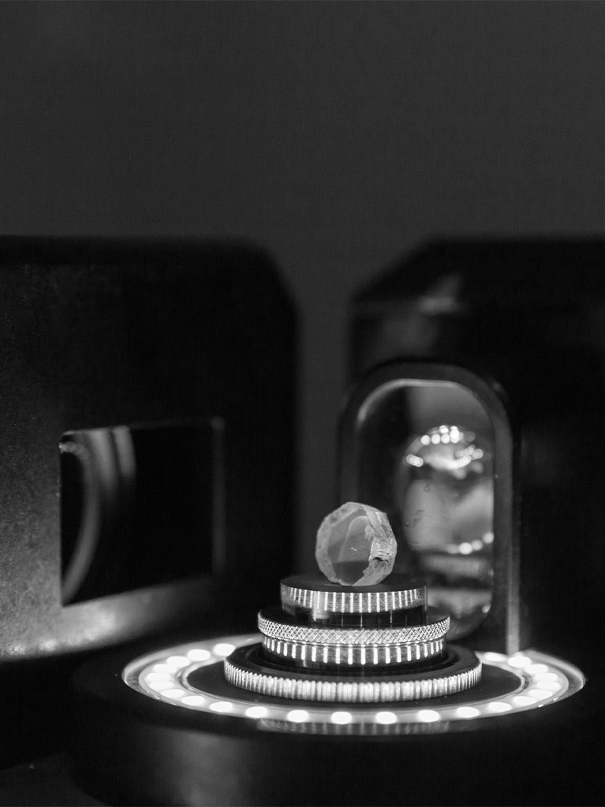 Diamant de synthèse en laboratoire 