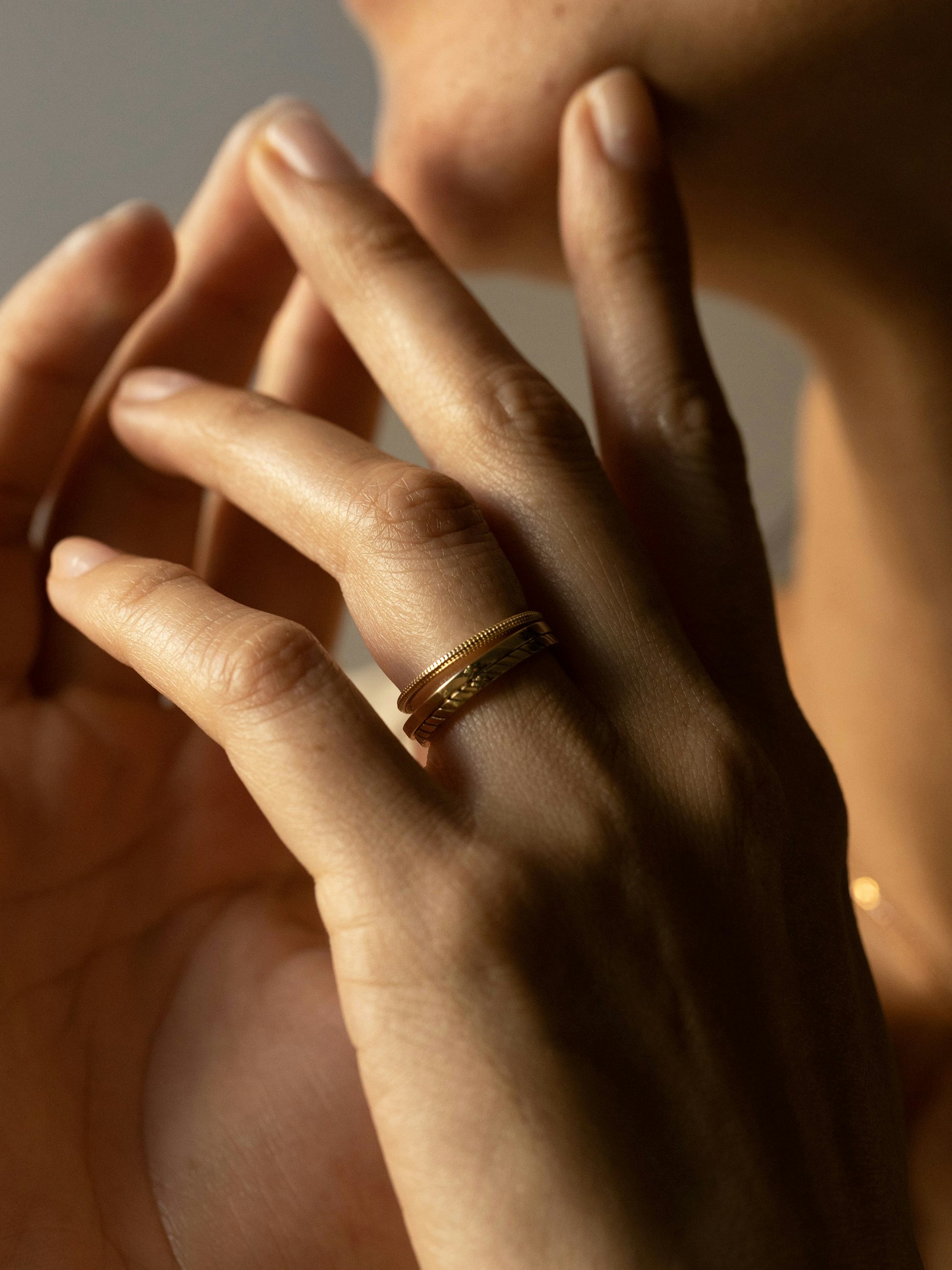 Anagramme grooved ring in 18k Fairmined ethical yellow gold | JEM Jewellery Ethically Minded