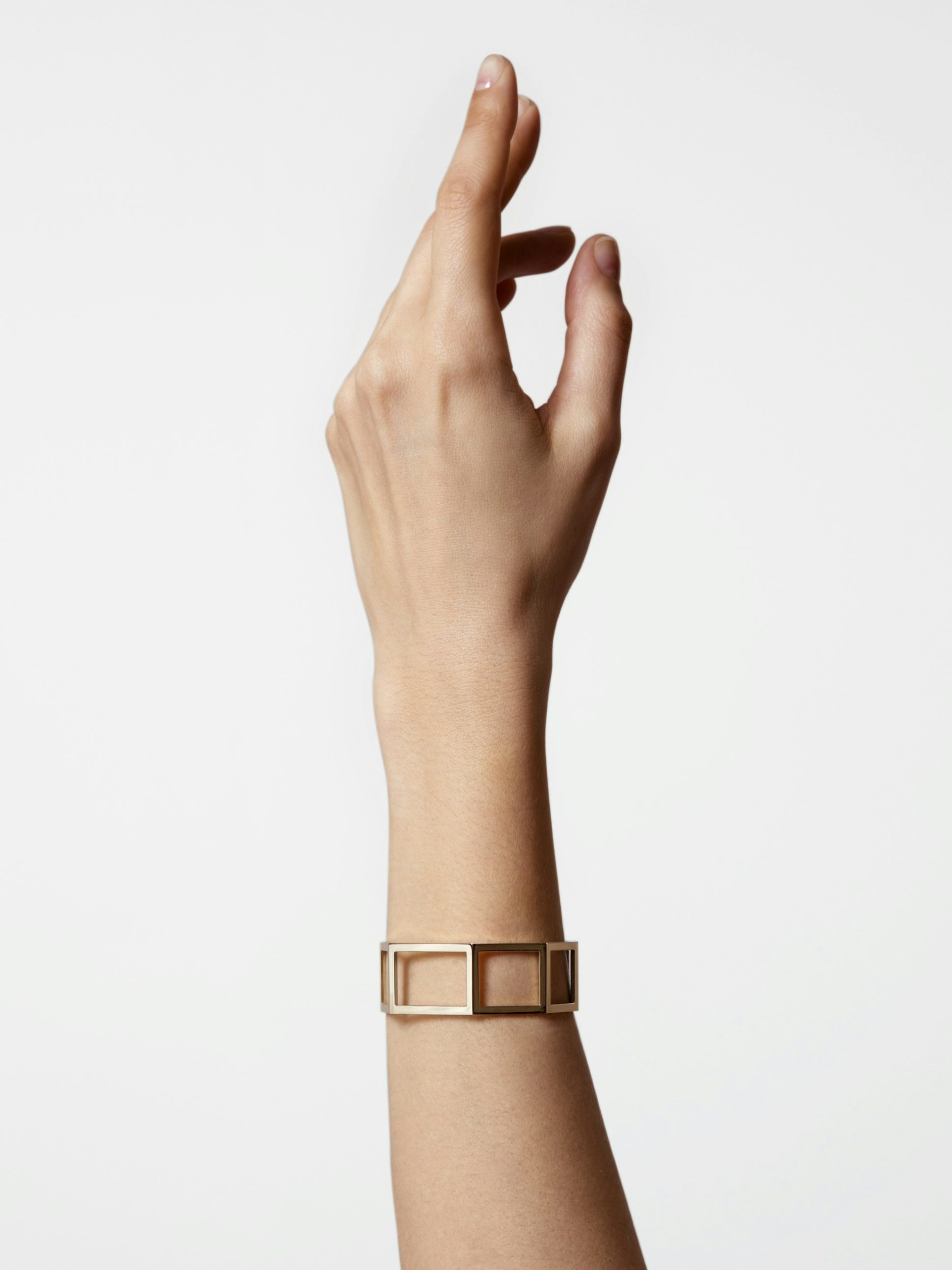 Octogone cuff in 18k Fairmined ethical rose gold (20mm wide)