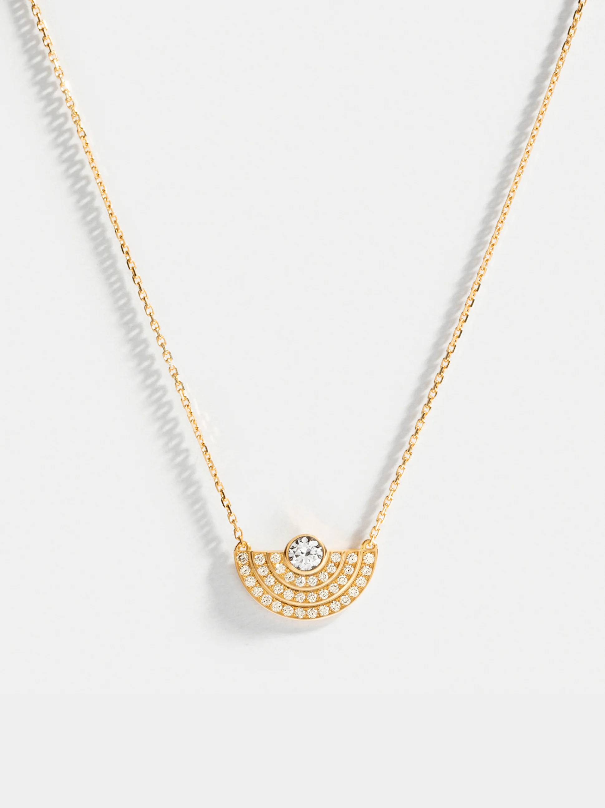 Collier Via demi-jour moyen modèle pavé
