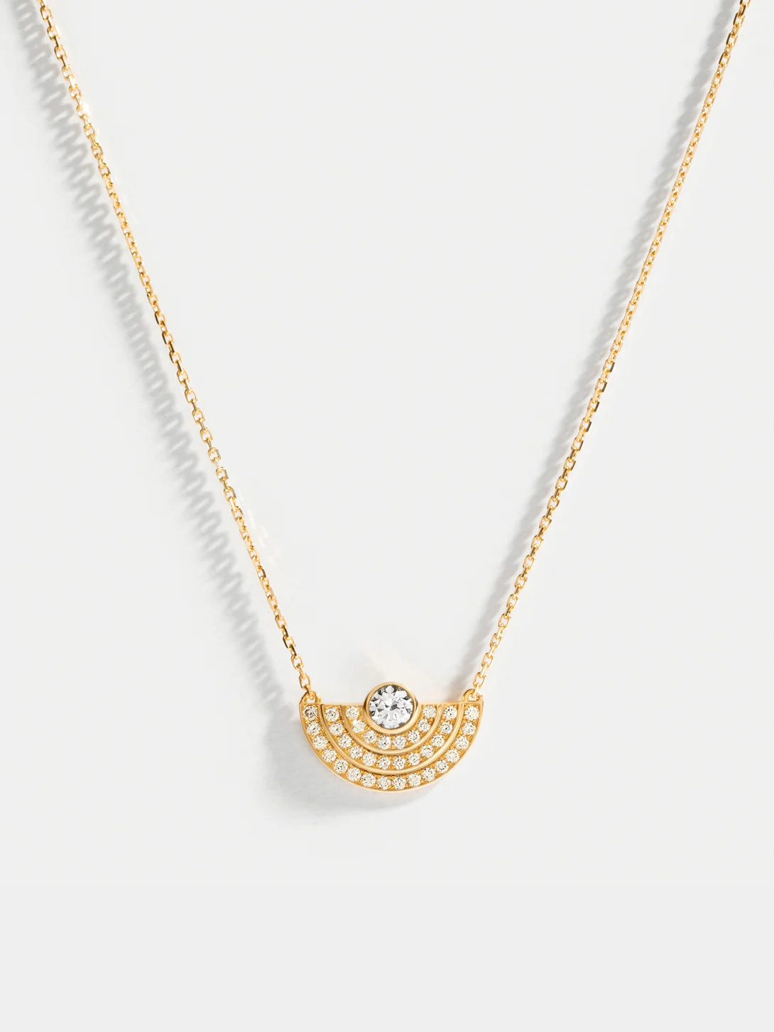 Collier Via demi-jour moyen modèle pavé