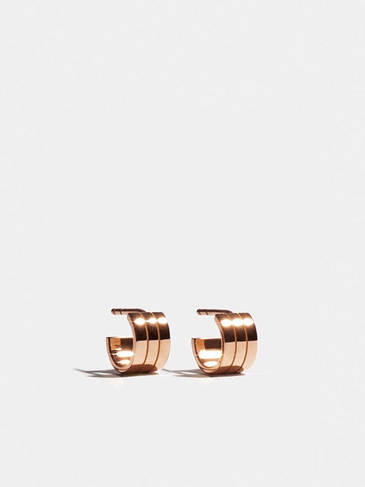 Boucles d'oreilles Sillons 3 rangs - Archives