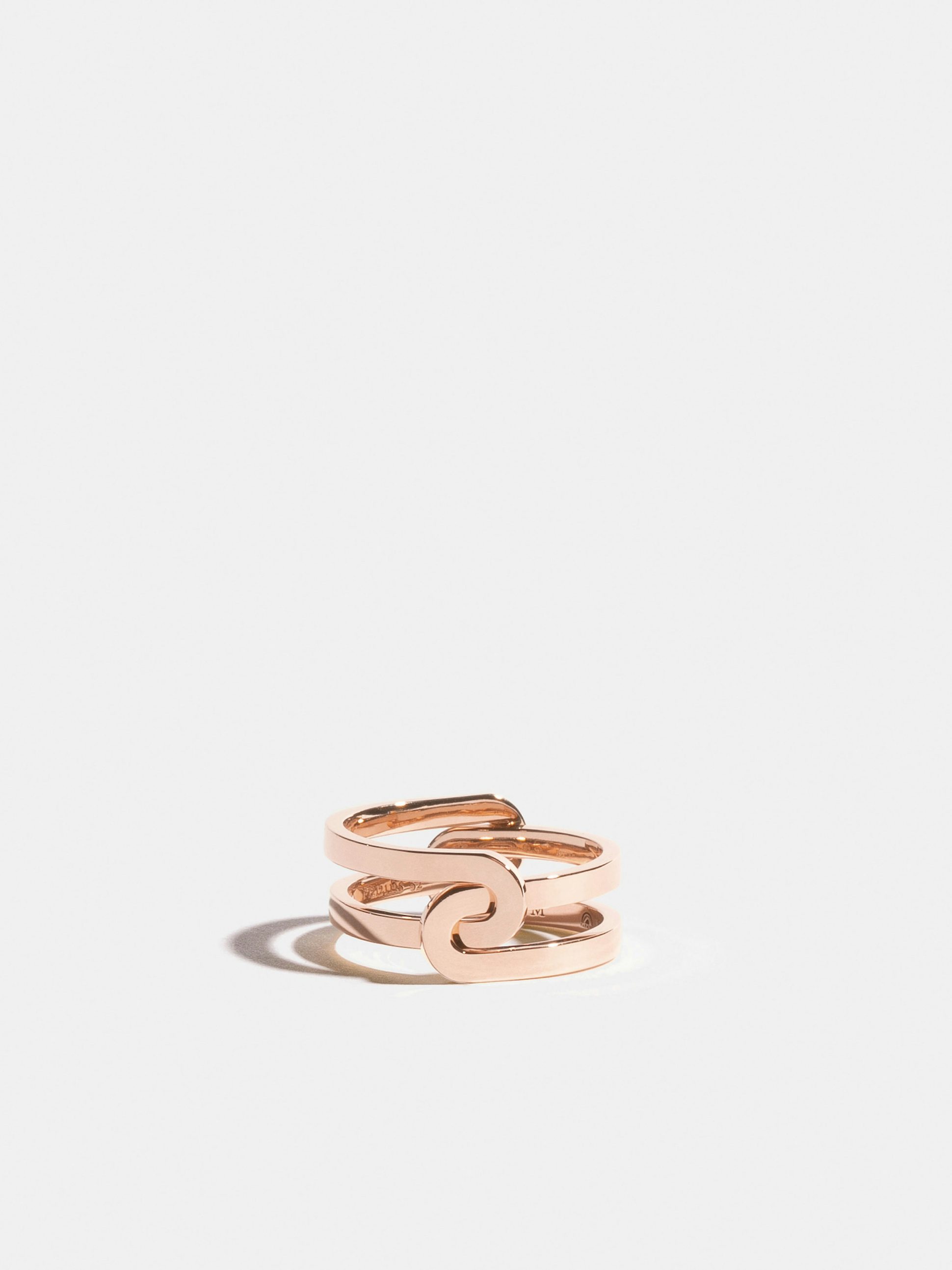 Bague Étreintes simple poli-brillant