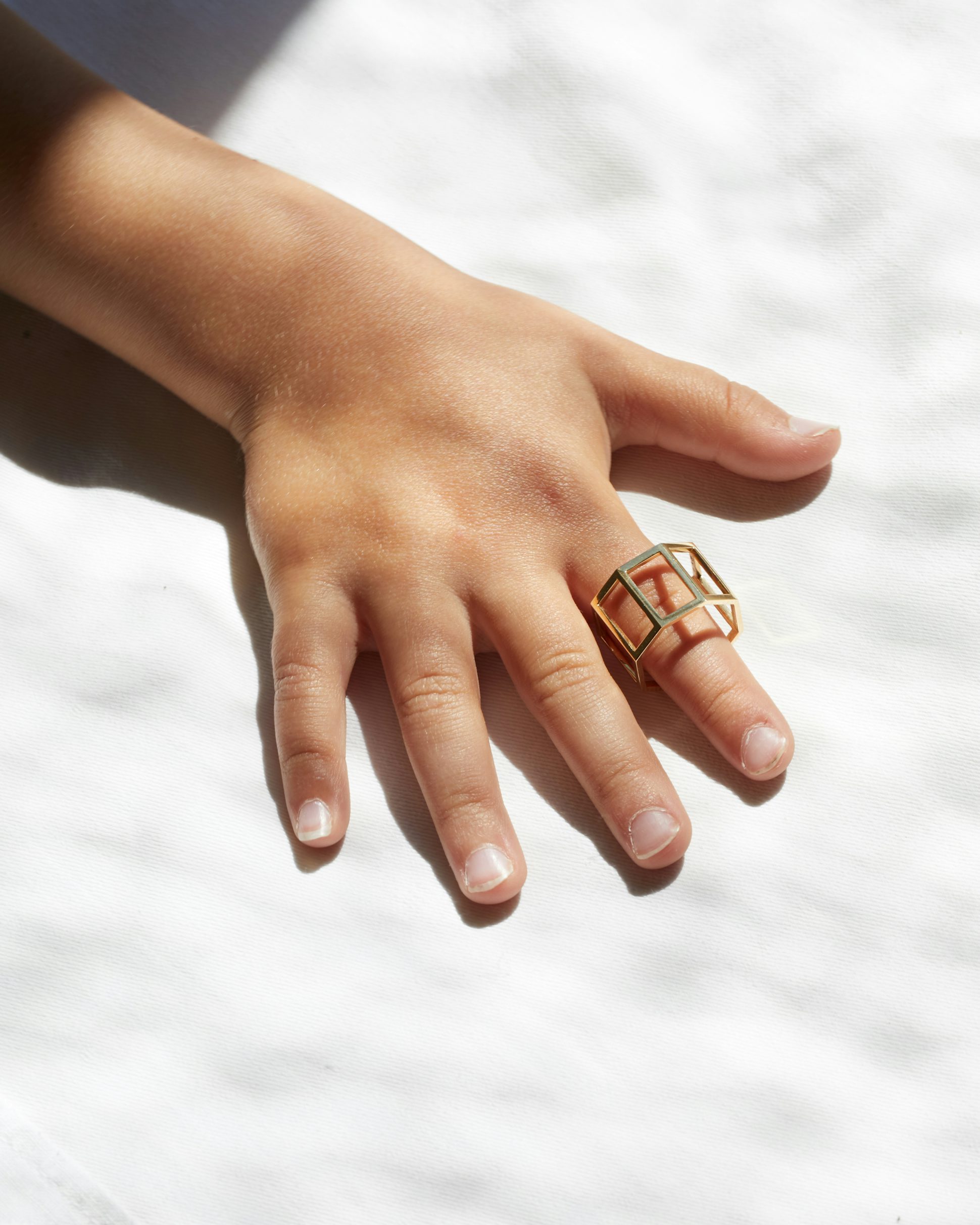 Bague Octogone ajourée 17