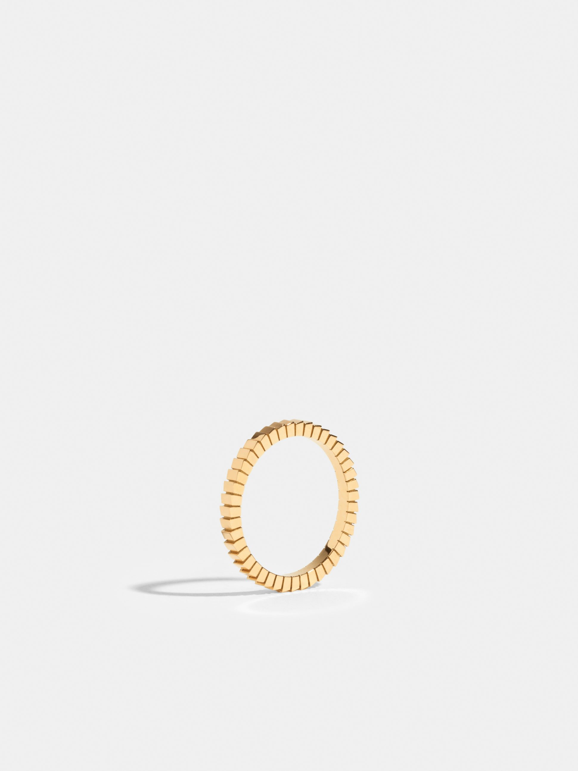 Bague Via en Or jaune éthique 18 carats certifié Fairmined