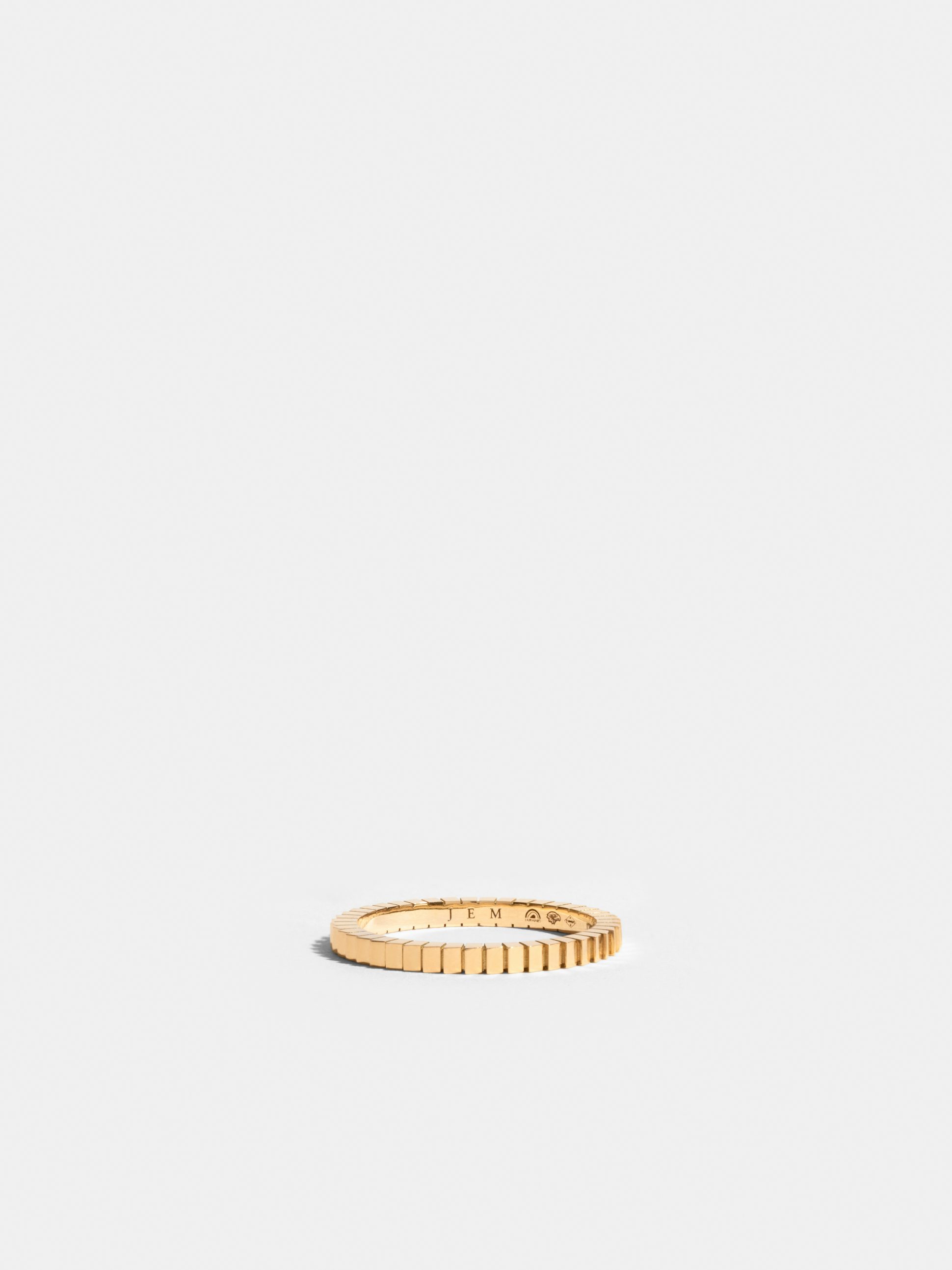 Bague Via en Or jaune éthique 18 carats certifié Fairmined