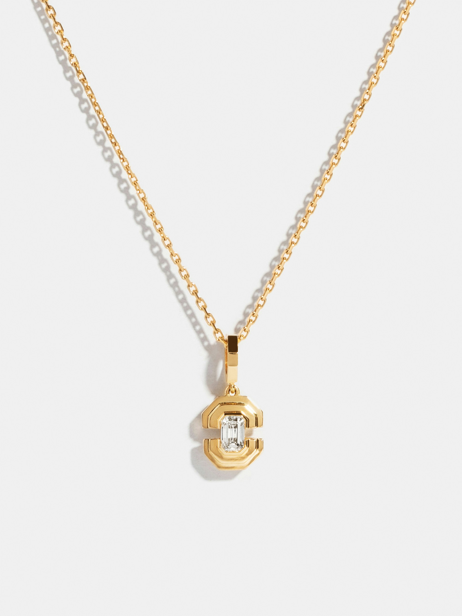 Collier Via Emeraude - diamant émeraude 0,25ct en Or jaune éthique | JEM, joaillerie éthique française